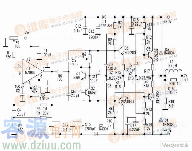 LM3886<a href=http://www.jssjbk.com/gongfangdianlu/ target=_blank class=infotextkey>·</a>