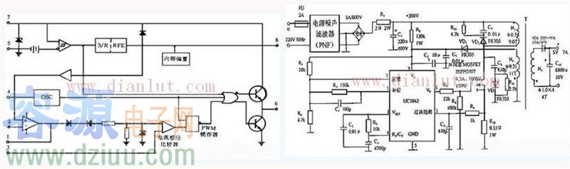 UC3842<a href=http://www.jssjbk.com/dianlutu/ target=_blank class=infotextkey>·D</a>