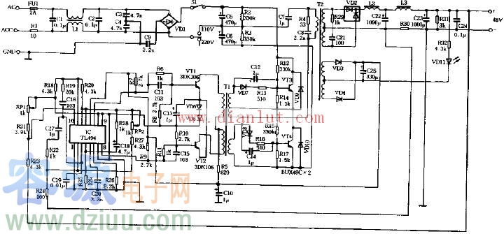 48V3A_PԴ<a href=http://www.jssjbk.com/dianlutu/ target=_blank class=infotextkey>·D</a>